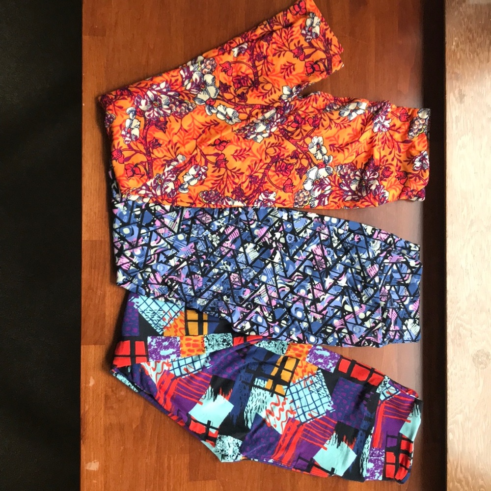 NWOT! 3 pair of Lula Roe OS Leggings! Take all 3!